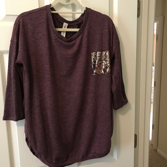 Burgundy sweater